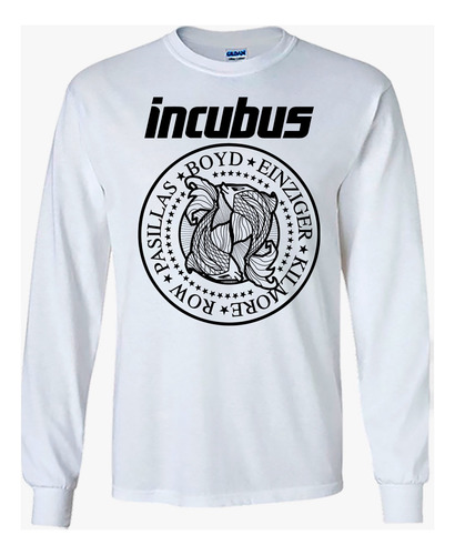 Incubus Playera Manga Larga D10
