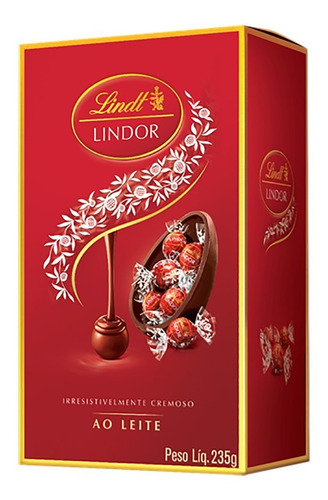 Chocolate Lindor Egg Ao Leite  Lindt 235g