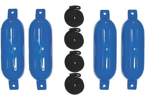 Boya Protector Para Barcos De 17x 56cm Azul.4un