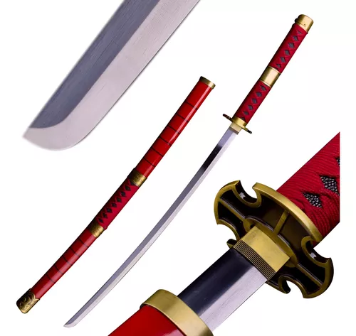 Katana Sandai Kitetsu de Zoro - Espada Metalica - One Piece