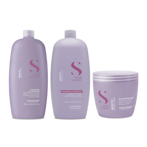 Alfaparf Kit Grande Sdl Smooth Shampoo + Acond + Máscara