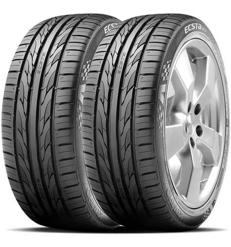 Kit 2 Pneu Aro 15 195/55r15 Kumho 85v Tl Ecsta Ps31