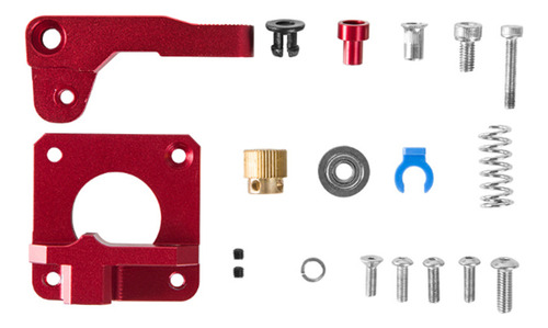 Extrusora Red Metal Mk8 Extrusora Bowden De Bloque De Aleaci