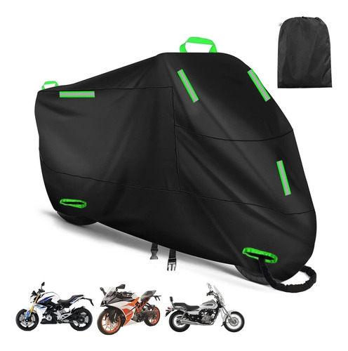 Cubierta Impermeable Motocicleta,tela Oxford Funda Para Moto