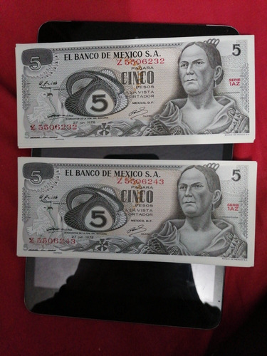 Billetes De 5 Pesos Coleccionables