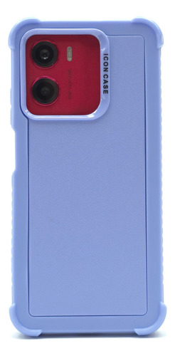 Funda Case 3 En 1 Para Moto G05 Protector 360 Uso Rudo Duro Violeta Moto G05