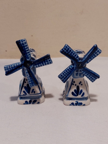 Delft Blue Molinos Salero Pimentero 