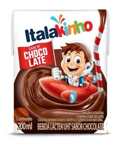 Bebida Lactea Italakinho 200ml Italac Chocolate