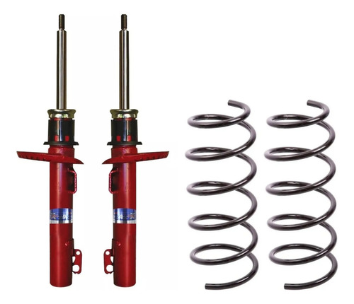 Amortiguadores Fric Rot Espirales Vw Fox Delanteros Kit X 2 