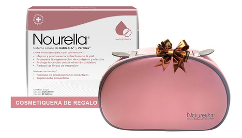 Tratamiento Antienvejecimiento Kit Nourella Crema + Tabletas