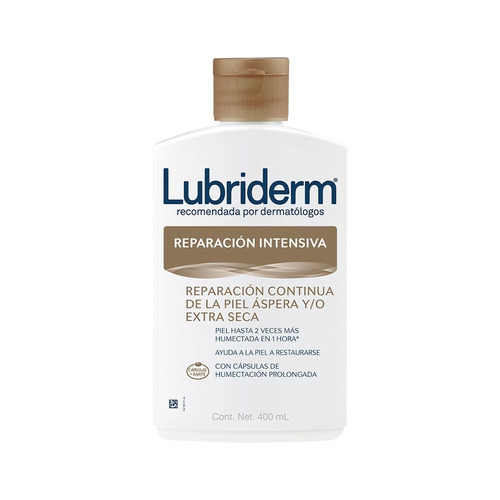 Imagen 1 de 2 de Crema líquida Lubriderm Reparación Intensiva en botella 400 ml