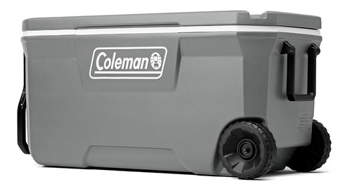 Conservadora Coleman Chest Rock Grey 100qt Con Ruedas Usa