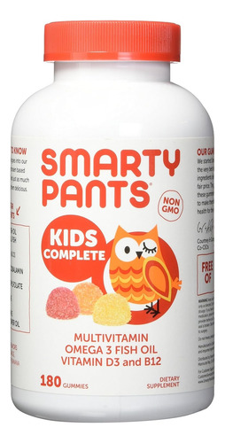 Smarty Pants Kids Complete Multi-vitamin, 180 Gomitas