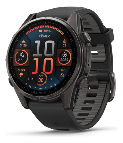 Monitor Garmin Fénix 8 43mm Amoled Safiro Titanio