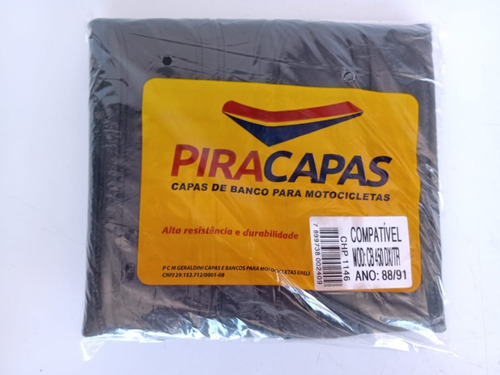 Imagem 1 de 2 de Capa Banco Honda Cb 450 Dx/ Tr 1988 Até 1991 Piracapas