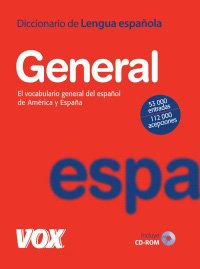 Libro Diccionario De La Lengua Española General De Vox Ed: 2