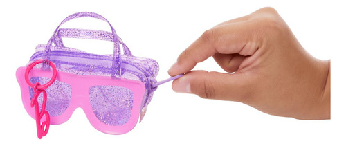 Barbie Accesorios Para Muñeca Vestido De Colores Con Bolsa