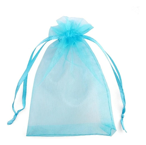 Set X12 Bolsa Organza Grande 14x30 Cm