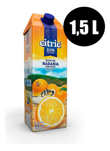 Jugo De Naranja Con Pulpa  Citric 1.5l