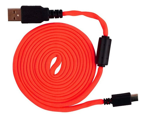 Vsg Cable Usb Tipo C - Paracord Color Rojo