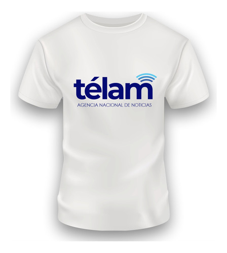 Remera Estampada Telam/ Empresas Estatales / Argentina