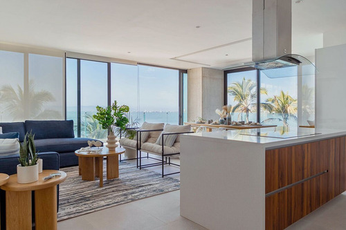 Departamento En Venta 1rec + Estudio|a Pie De Playa Bucerias!!! Ab