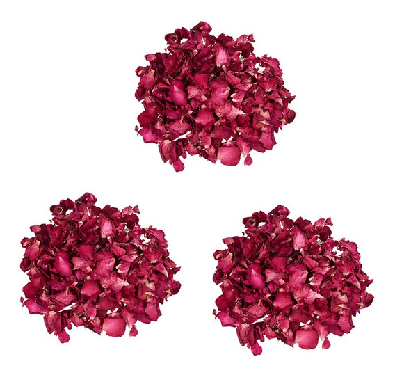 Gaetooely 1 Bolsa de Petalos Secos de Rosa Natural para Boda Confeti 