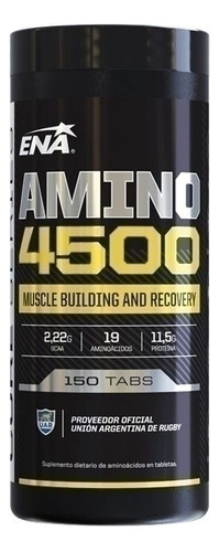 Suplemento En Tabletas Aminoácidos - Ena Amino 4500