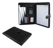 Comprar Carpeta Ejecutiva Símil Cuero + Block + Calculadora Solar