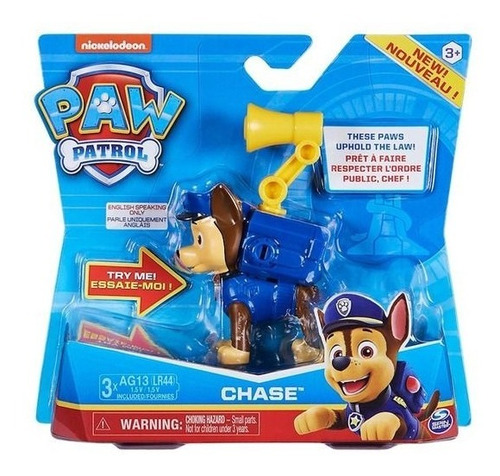 Paw Patrol Chase Figura Con Frases Original 16600