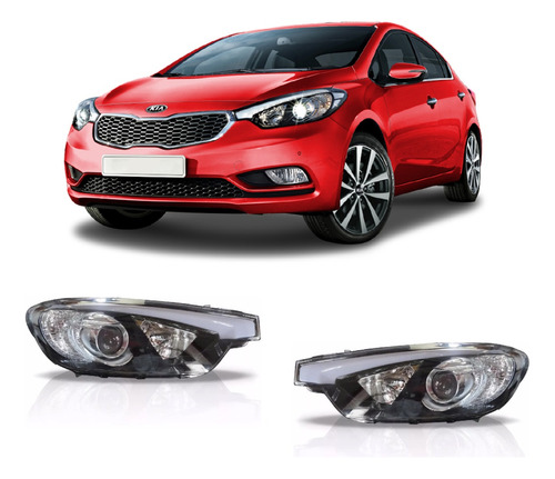 Optica Para Kia Cerato 2014 2015 2016 2017 Depo Importada