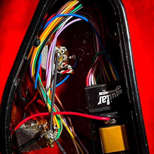 Baixo 5 Cordas Ativo Warwick Fortress Masterman Red Alemao (Usado)