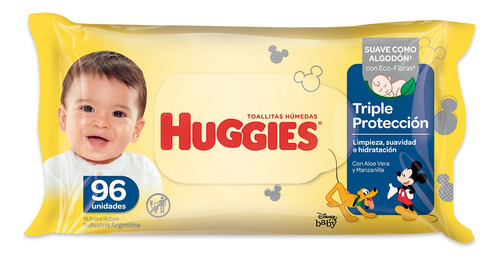 Toallitas húmedas Huggies Triple Protección 96 u