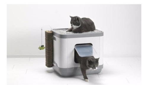 Imagen 2 de 5 de Arenero Cat Concept 3 En 1 , Medidas: ( 43cm X 40cm X 48cm)