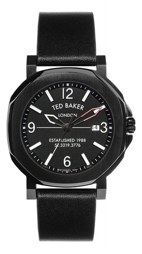 Reloj Hombre Ted Baker Bkpacs2019i Cuarzo Pulso Negro En