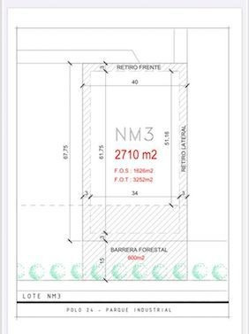 Imagen 6 de 7 de Venta Terreno De 2710m2 En Parque Industrial Moreno