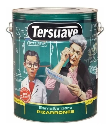 Pintura Tersuave Para Pizarrón Mate Verde X 0,5 Lt