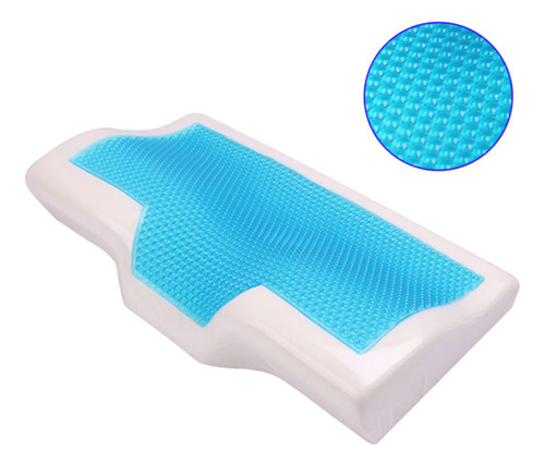 Almohada Con Gel Memory Ortopedica Viscoelastica Curvatura