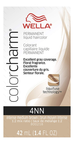 Hair Color Wella Color Charm Permanent 4nn Intense Med Brown