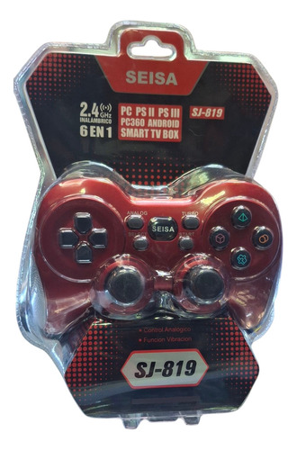 Joystick Inalambrico Recargable Seisa Para Ps2