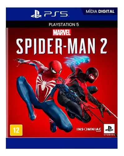 Console Playstation 5 Físico 825GB + Jogo Spider-Man 2 Standard - Mariio85