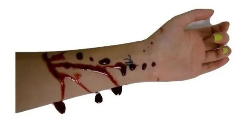 Imagem 3 de 5 de Sangue Líquido Falso Cenográfico Maquiagem Zumbi 500ml