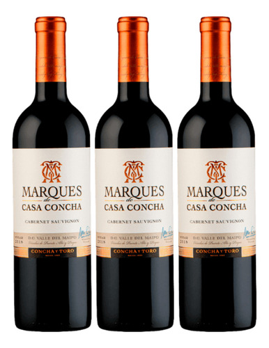 Marques De Casa Concha Cabernet 750 Ml X3