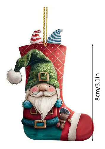 Adorno Para Árbol De Navidad 2024, Adorno Navideño 2024 2d,