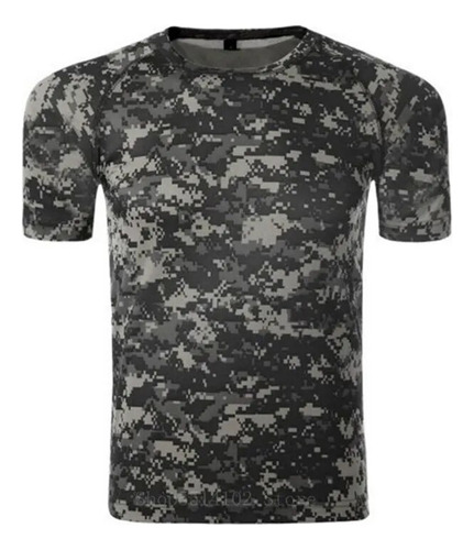 Camiseta Militar De Camuflaje De Caza Al Aire Libre Para Hom