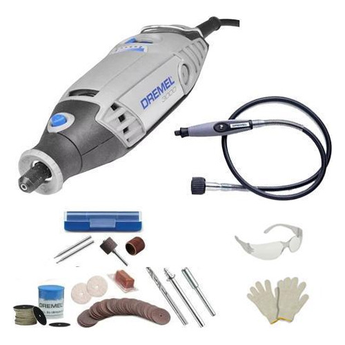 Micro Retif. Dremel 3000 Com 82 Pçs Eixo Flexível+acess 110v