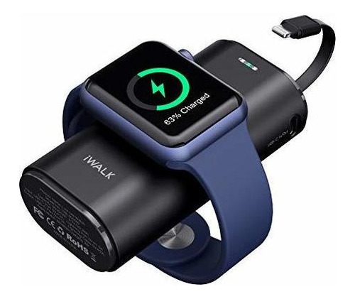 Iwalk Cargador Portátil Para Apple Watch, 9000mah Power Ban