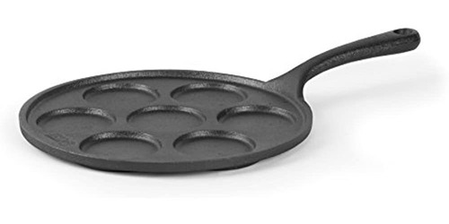 Hierro Fundido Mini Pancake Pan Silver Dollar Pancake Griddl