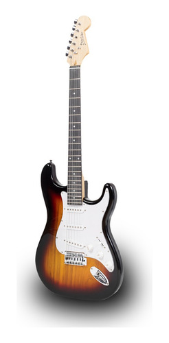 Guitarra Eléctrica Deviser L-g1, Sombreada Con Funda Y Cable Color Sunburst Material del diapasón Richlite Orientación de la mano Diestro