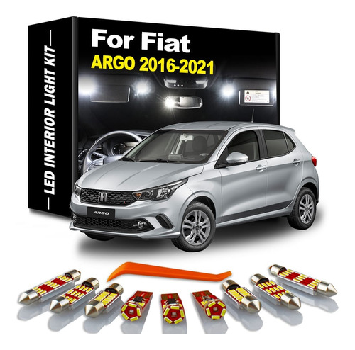 Kit Led Interior Canbus Fiat Argo Cronos 2016 - 2022